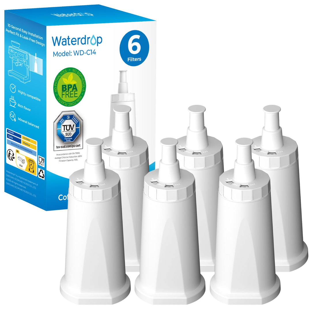 Waterdrop Filter, Ersatz für Sage® Barista Express Pro Wasserfilter, BES008 Filter, SES008/SES810/SE
