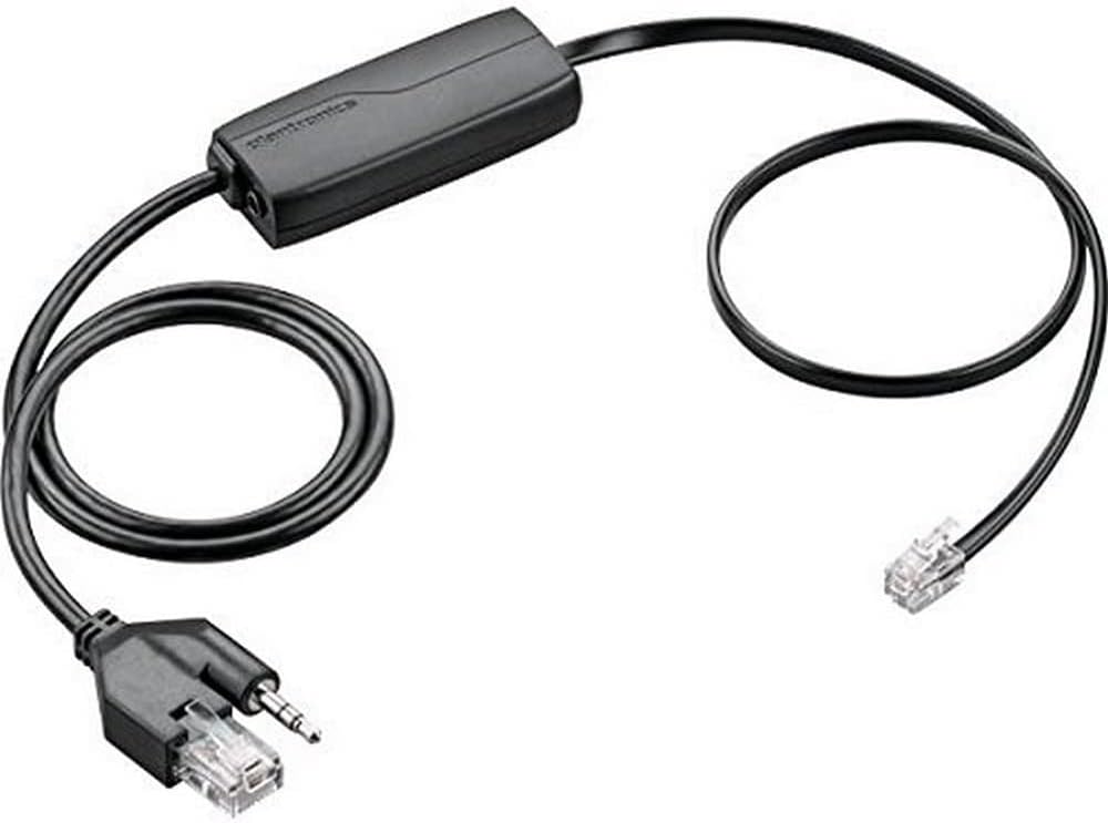 Plantronics 87327-01 EHS-Modul APD-80 für Savi und CS500 Serie (Grandstream), Schwarz
