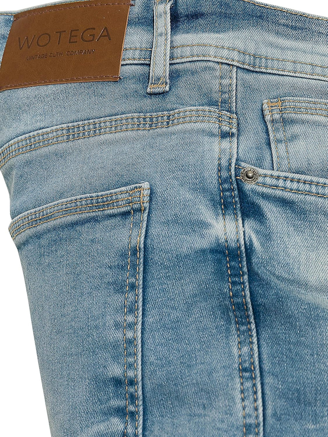 WOTEGA Herren Jeans Alistar Slim Fit 29W / 32L Blau (Flint Stone 183916), 29W / 32L Blau (Flint Ston