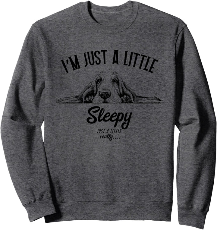 funny basset hound, men & women, love your dog, gift Sweatshirt