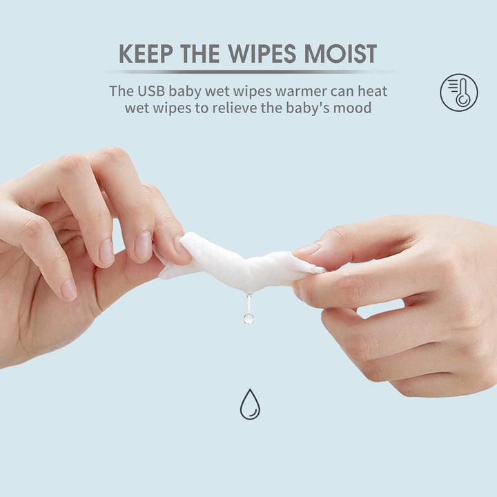 USB Feuchttuchwärmer für Babys, 10 W, 3 Temperaturmodi, Windelwärmer, konstante Temperatur, grosse K