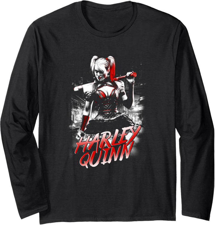 Batman: Arkham Knight Harley Quinn City Langarmshirt