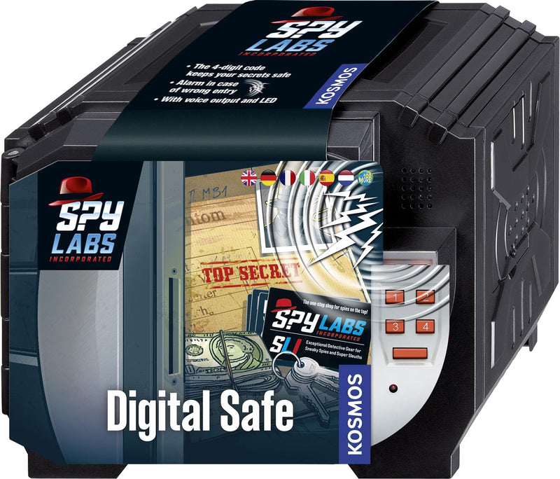 Kosmos 617271 Spy Labs Incorporated Digital Safe, Protect Your Secrets with a Code and Voice Alarm,