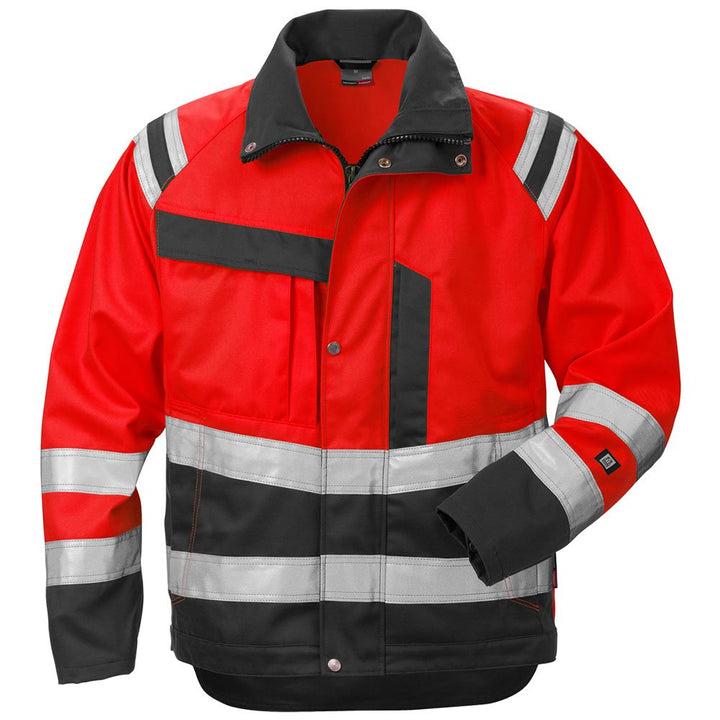 Fristad Kansas - Jacket CL 3 4026 PLU X/Large Hi-Vis Red/Black 119621-396 XL