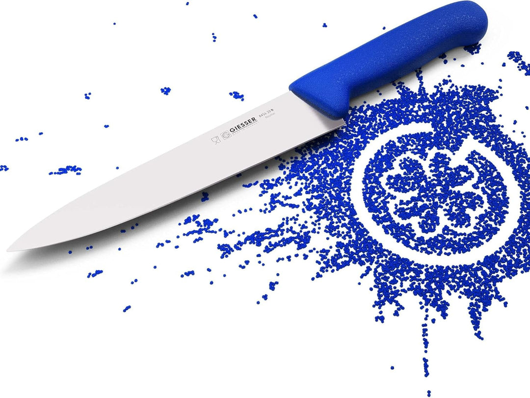 Giesser seit 1776 - Made in Germany - Tranchiermesser blau, Basic Blue, Klinge 20 cm, rutschfest, sc