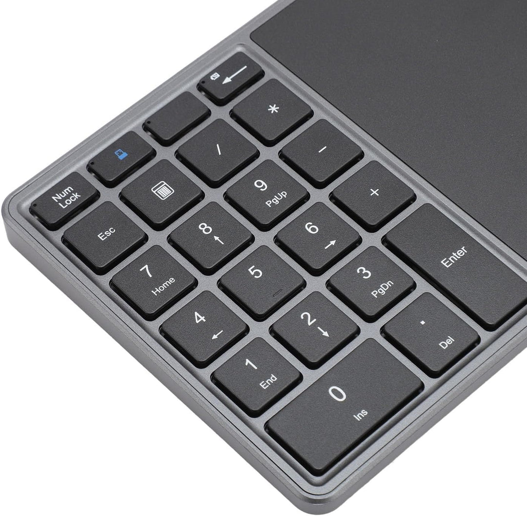 VBESTLIFE Kabellose Zifferntastatur, Bluetooth 4.2 und Kabellose 2,4 G-Dual-Modi-Zifferntastatur mit