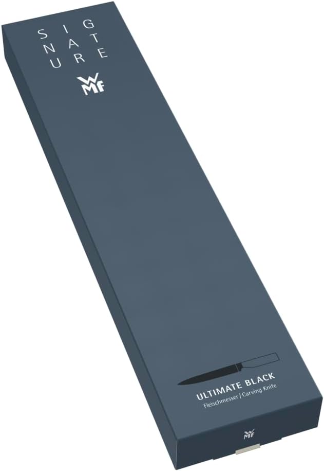 WMF Ultimate Black Fleischmesser 34 cm, Made in Germany, Küchenmesser, Diamond Cut, Klinge 20 cm, si