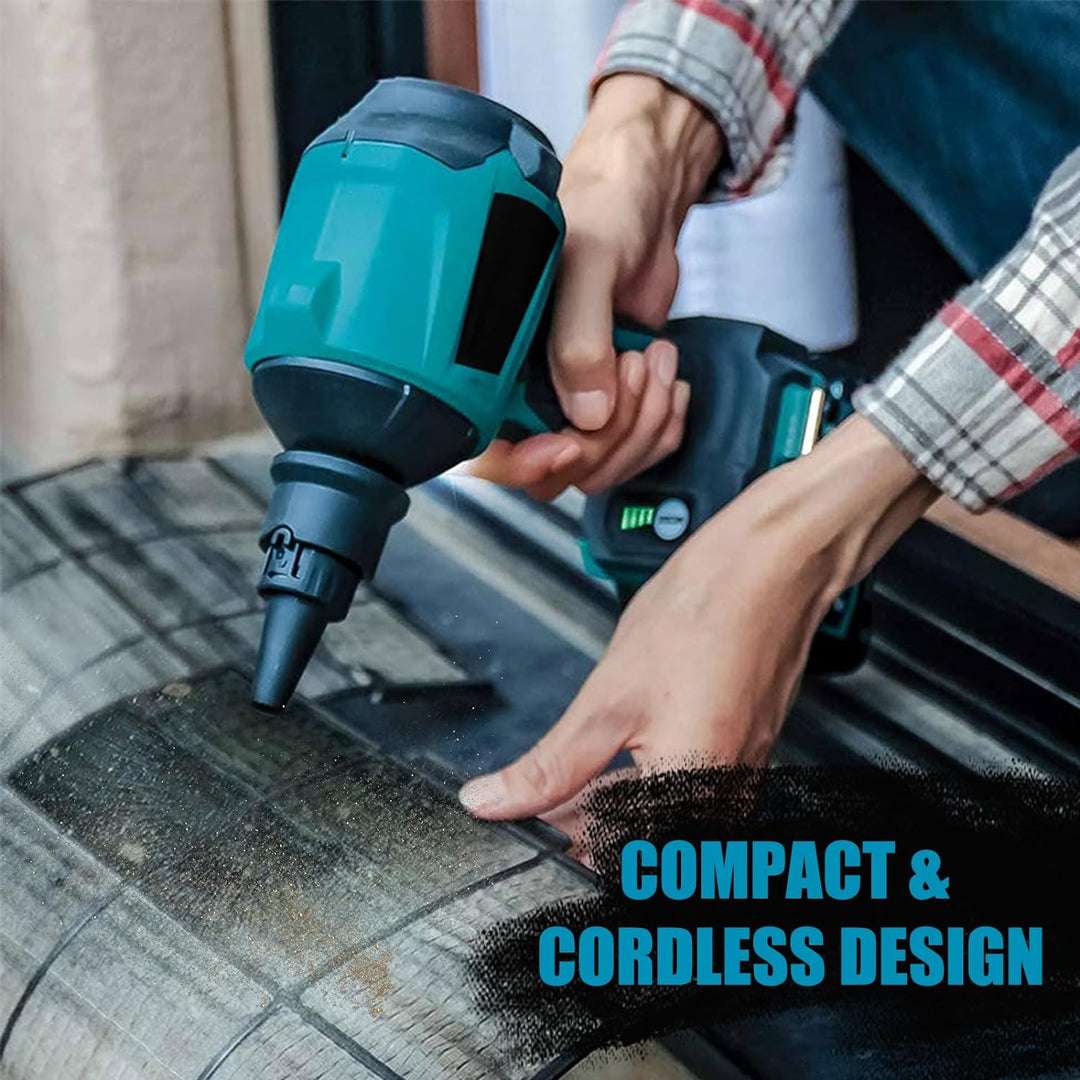 Akku-Gebläse für Makita 18V, Laubbläser Akku 18V, Schnurlos Akku Laubbläser für Rasenpflege, Laubbla
