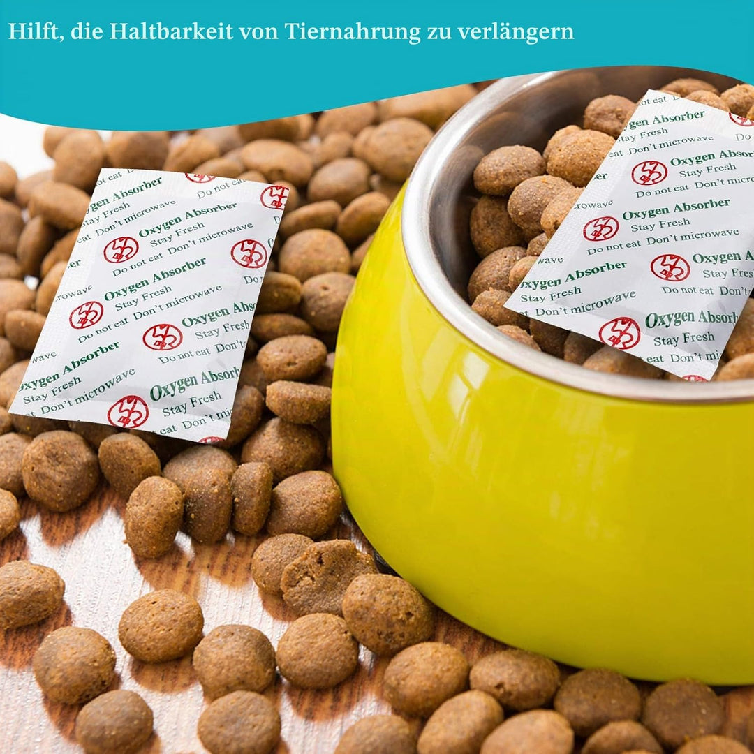 VacYaYa 50CC (200-Pack) Sauerstoffabsorber-Pakete in Lebensmittelqualität für Hausgemachtes Trockenf