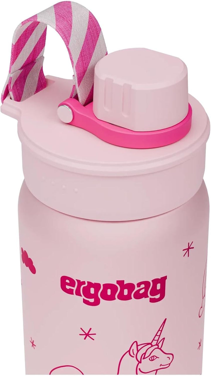 ergobag Edelstahl Trinkflasche Einhorn - Pink Einhorn - Pink One Size, Einhorn - Pink One Size