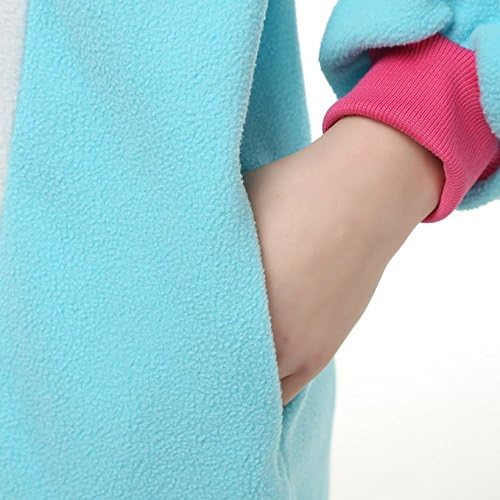 Katara 1744 - Einhorn türkis/rosa Kostüm-Anzug Onesie/Jumpsuit Einteiler Body für Erwachsene Damen H