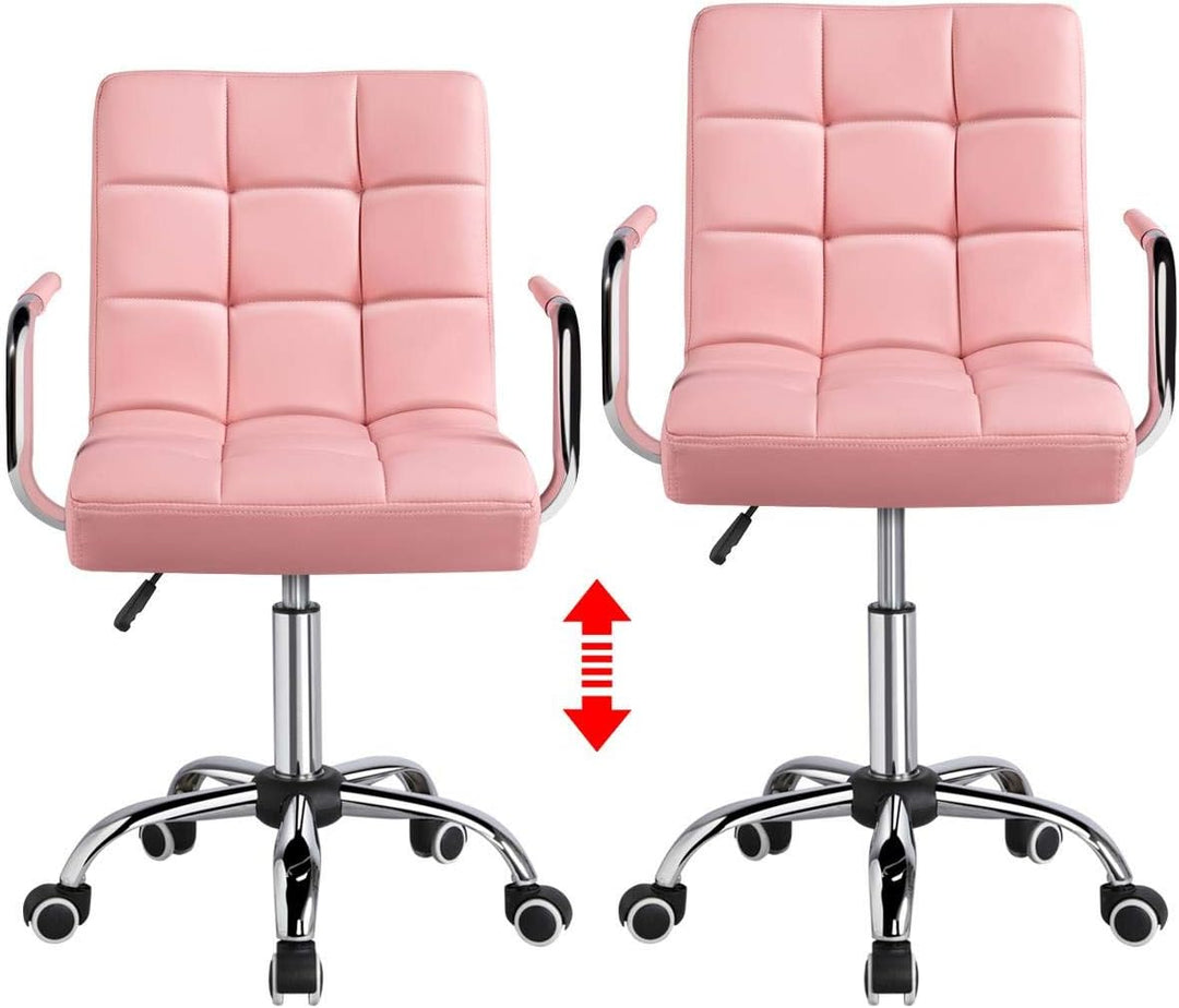 Yaheetech Bürostuhl ergonomischer Schreibtischstuhl Drehstuhl Drehocker Arbeitshocker mit abnehmbare