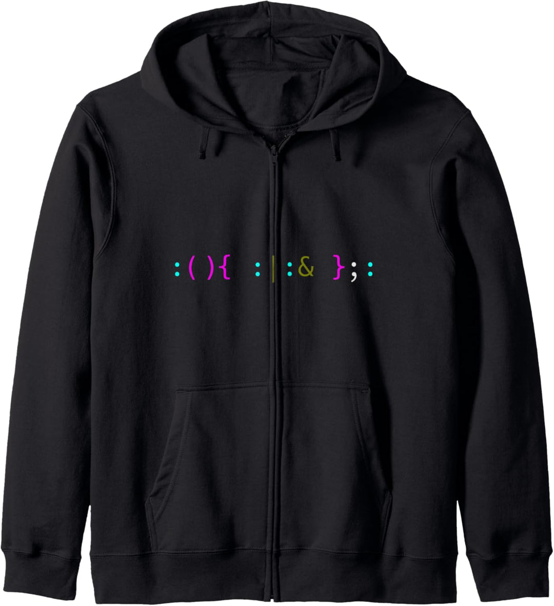 Bash Fork Bomb für Unix Geeks Kapuzenjacke