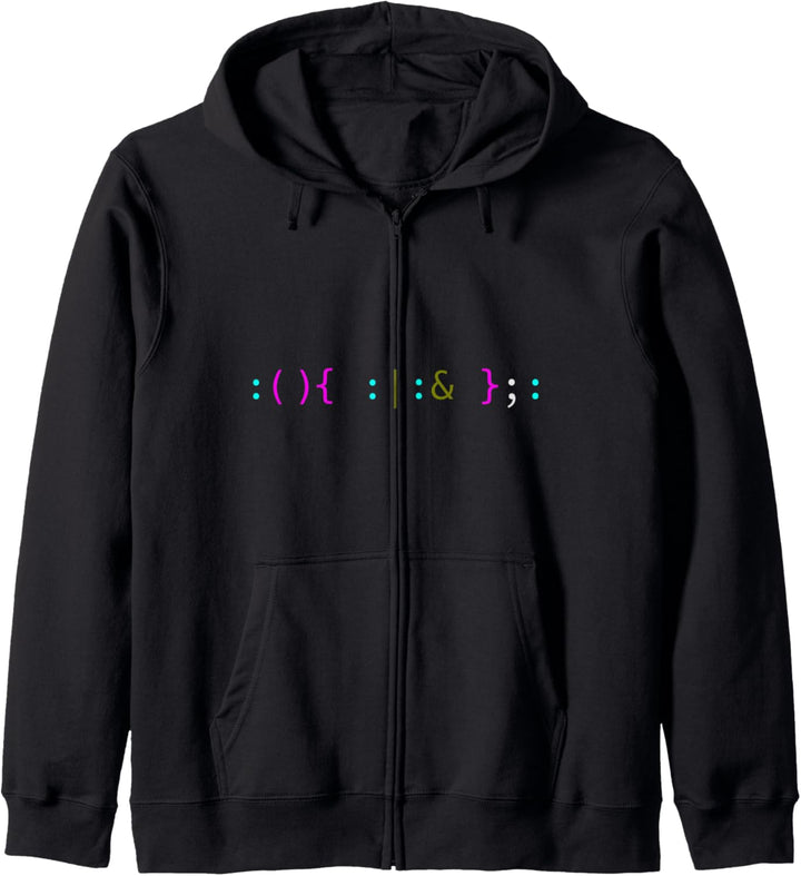 Bash Fork Bomb für Unix Geeks Kapuzenjacke