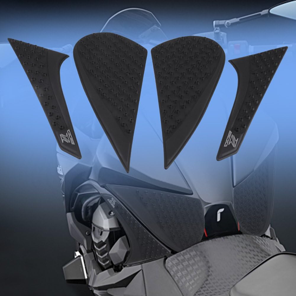 Gas Tank Protectors, Paar Motorrad Anti-Rutsch-Gas Tank Traction Pad Knie Grip Aufkleber tankpads br