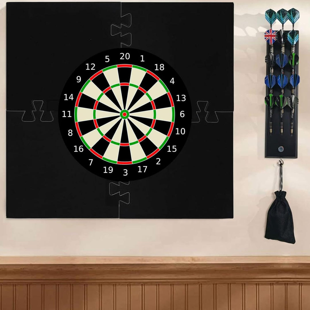 Dartscheiben-Wandschutz, quadratische Dartscheiben-Einfassung, universelle Dartscheiben-Umrandung, W