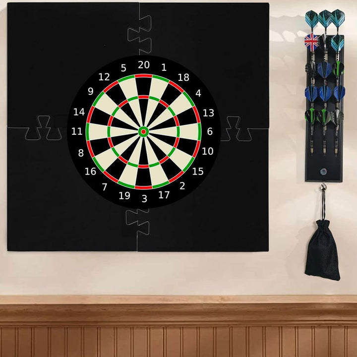 Dartscheiben-Wandschutz, quadratische Dartscheiben-Einfassung, universelle Dartscheiben-Umrandung, W