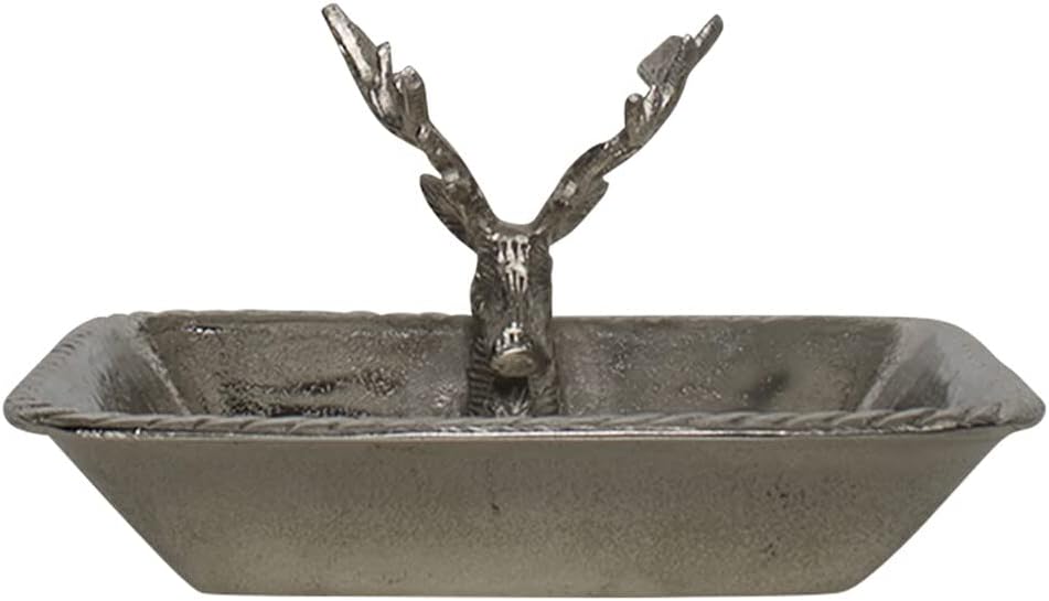 Spiru Aluminium Schale Kopf Hirsch (33 cm)