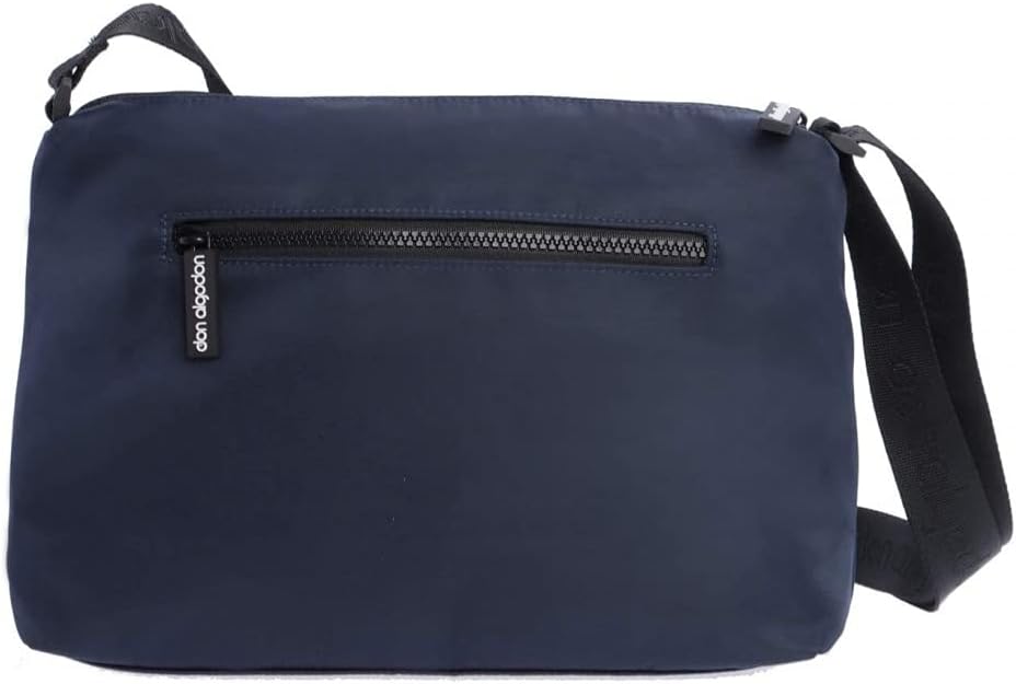 DON ALGODON Damen Zita Umhängetaschen, 30 x 9.5 x 19 cm Marineblau, Marineblau