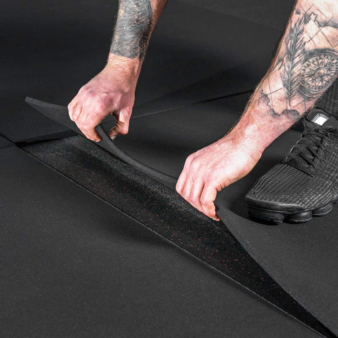 METIS Bodenschutzmatte Fitnessgerät [1m²] | Sport Matten Boden für Zuhause &amp; Fitnessstudios | rutsch