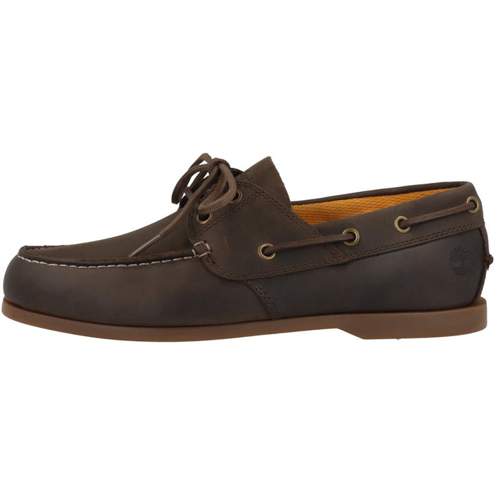 Timberland Herren Cedar Bay 2 Eye Boat ShoeBoat Shoe 41 EU Weit Dk Brown Full Grain, 41 EU Weit Dk B