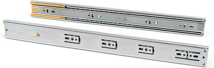 Emuca Schubladenführungen, Vollauszug mit Rollen gedämpftes Scharnier 45mm x 350mm, 5 Sets (10 Stück