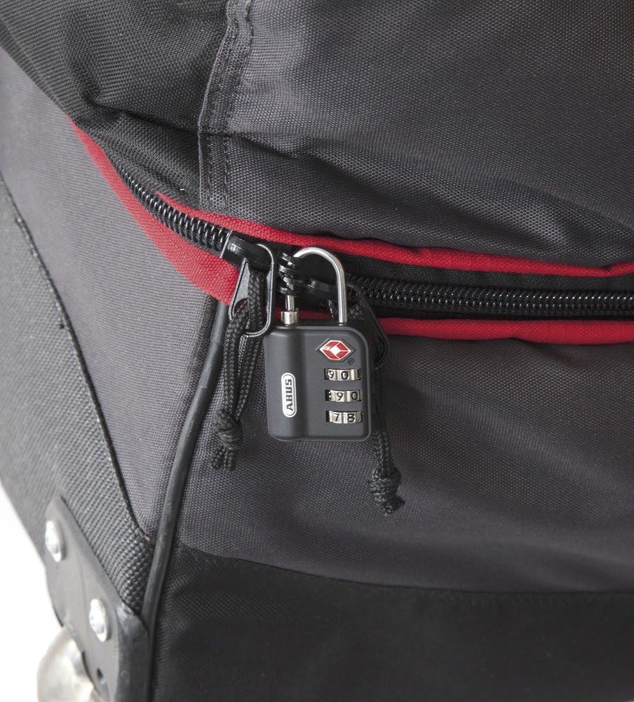 ABUS Vorhangschloss 147/30, TSA-Zertifiziert, Schwarz, 53093 (Packung mit 2) 1 Stück (Packung mit 2)