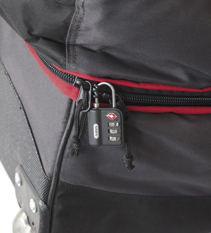 ABUS Vorhangschloss 147/30, TSA-Zertifiziert, Schwarz, 53093 (Packung mit 2) 1 Stück (Packung mit 2)