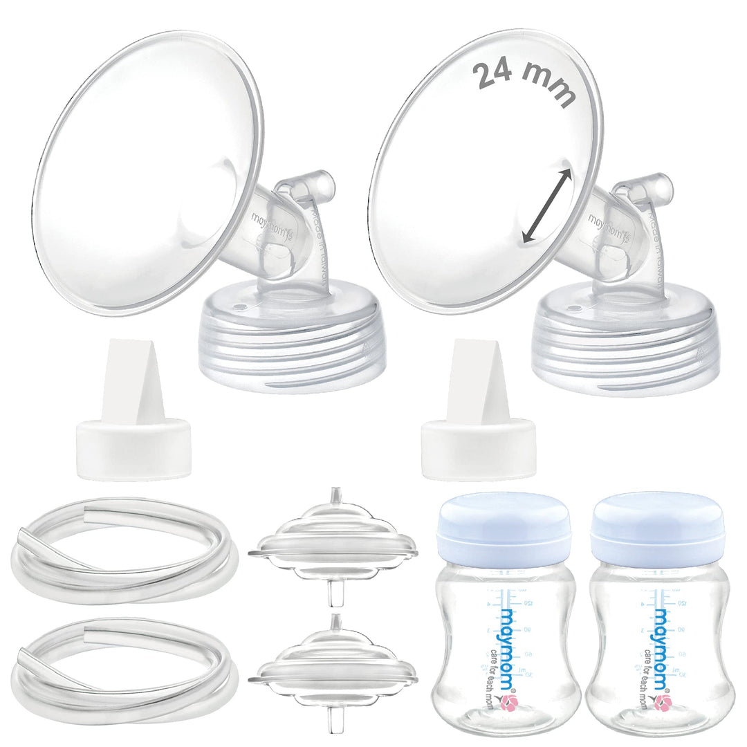 Maymom Pumpenteile Spectra S2 Spectra S1,24mm-Flansch Ventil Schlauch Flasche Rücklaufschutz,nicht O