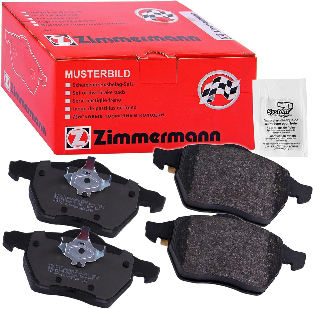 ZIMMERMANN 24253.175.1 Serie Bremsbelagsatz, Hinten, inklusive Platte dämpfend