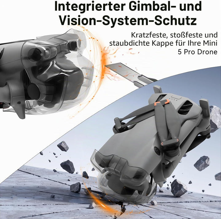 Mini 5 Pro Gimbal Abdeckung – Drohnenzubehör Ersatz Objektivdeckel Kameraschutz Kratzfeste Gimbal Sc