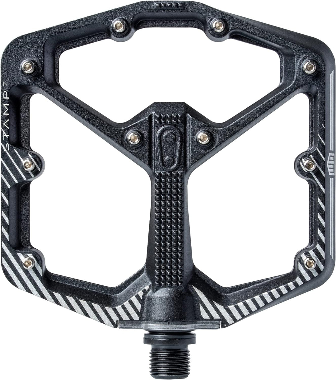 Crankbrothers Stamp Flat BMX/MTB Fahrradpedal – Plattform-Fahrradpedal, minimales Profil, Verstellba