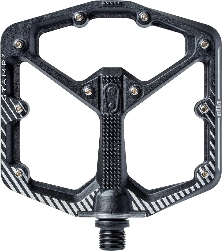 Crankbrothers Stamp Flat BMX/MTB Fahrradpedal – Plattform-Fahrradpedal, minimales Profil, Verstellba