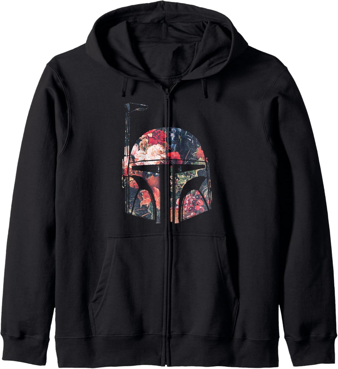 Star Wars Boba Fett Floral Print Helmet Kapuzenjacke
