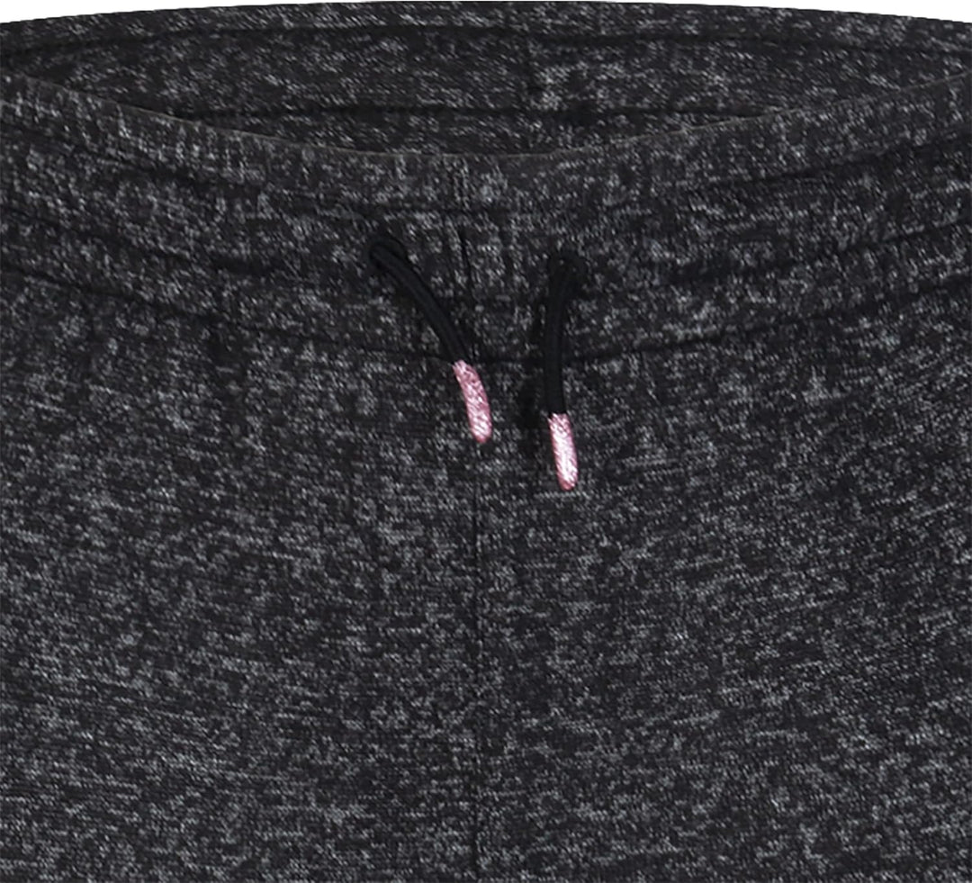 Hurley Mädchen Sporthose aus weichem Strick Hose, schwarz (Black Heather), 10 años