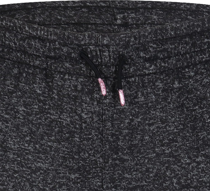 Hurley Mädchen Sporthose aus weichem Strick Hose, schwarz (Black Heather), 10 años