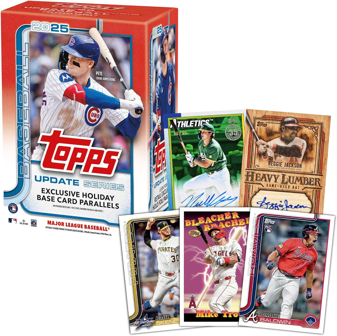 2025 Topps Baseball Update Serie – werksseitig versiegelt – Vorteilsbox