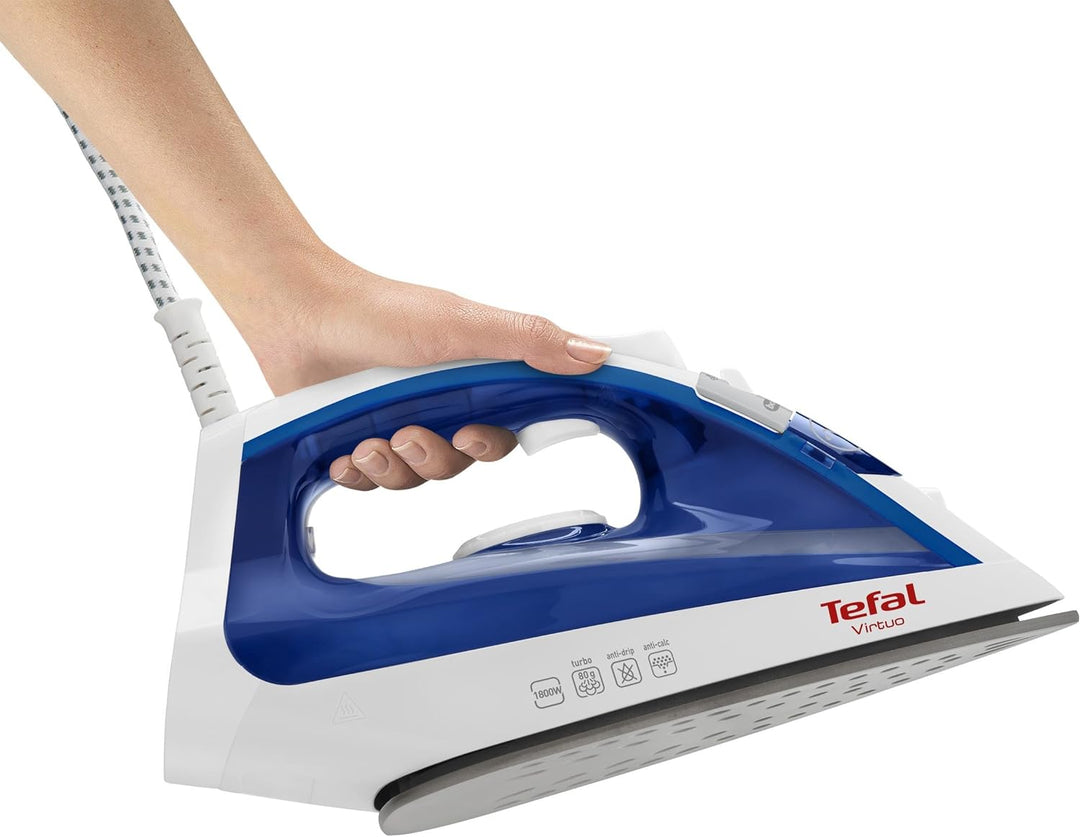 Tefal Virtuo FV 1711 Dampfbügeleisen, weiss/blau 1 30 * 13 * 16