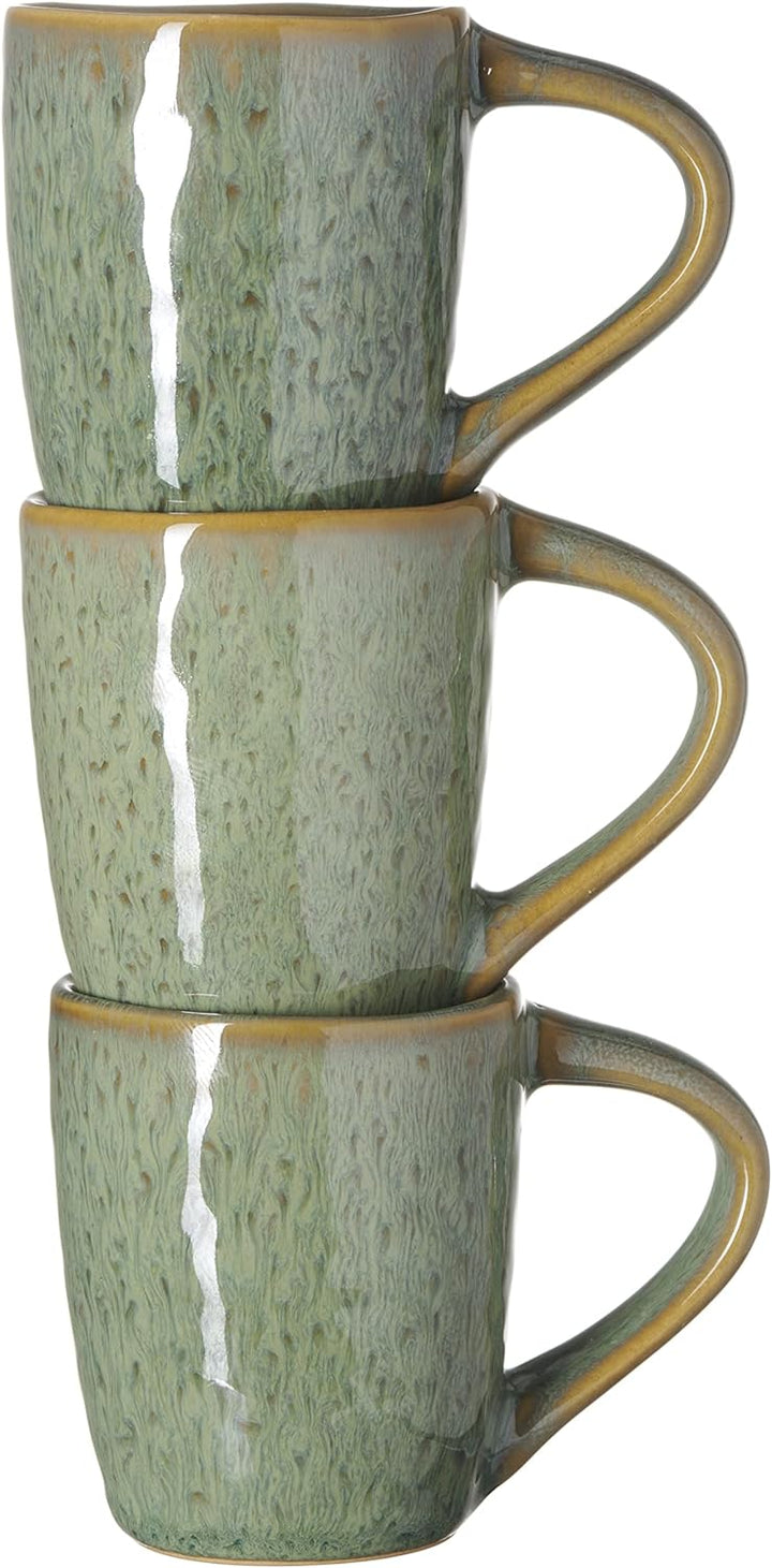 LEONARDO HOME 018597 MATERA Espressotasse 90 ml grün 4er-Set, Keramik Grün Espressotassen, Grün Espr