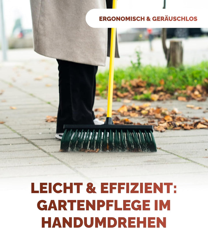 Laubrechen – Innovativer Rechen für Wiesen, Rasen & Gras. Superleicht, Top-Handling und leise! Kein