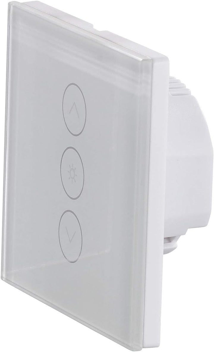 Luminea Home Control Schalter: 2er-Set Touch-Lichtschalter & Dimmer, für Alexa & Google Assistant (L