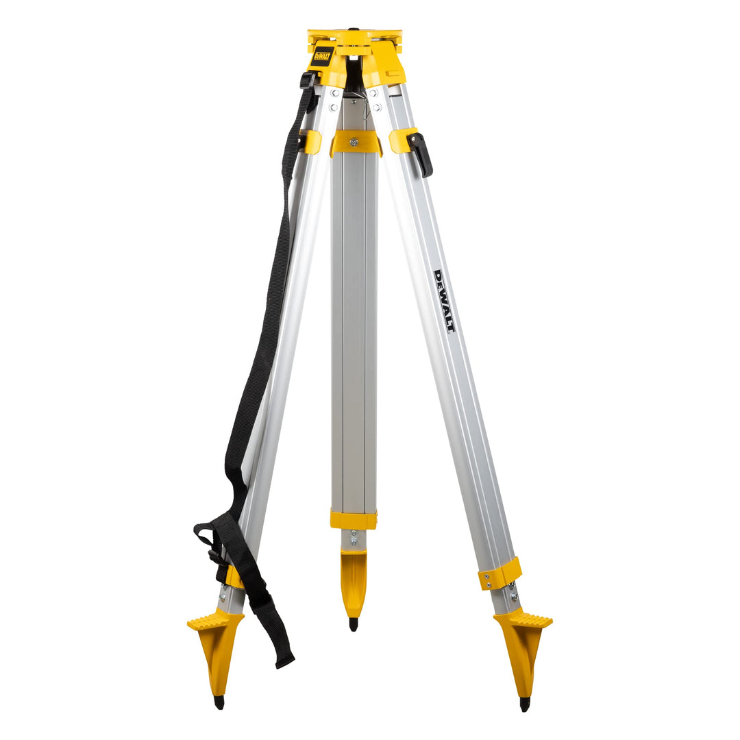 Dewalt Aluminium Stativ (5/8 Zoll Aufnahme, höhenverstellbar von 1,07 bis 1,73 m, hohe Standfestigke