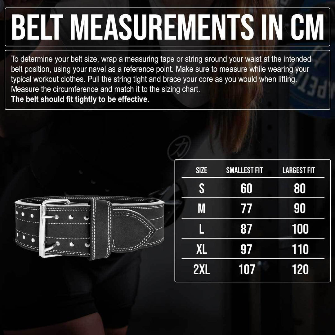 Strength Shop 13mm Prong Belt Gewichthebergürtel mit Schnallenverschluss, IPF-zertifiziert, Robuster