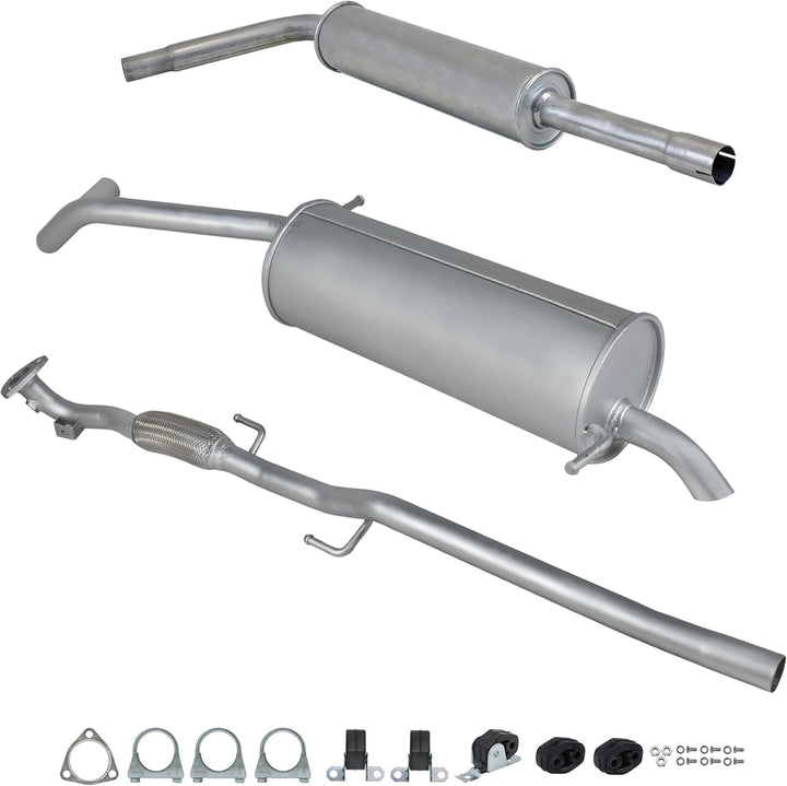 Ferroz Export Ersatz für Auspuffanlage ab Kat VW POLO 9N 1.2, Fabia, Ibiza 2001-2005 Auspuff Komplet