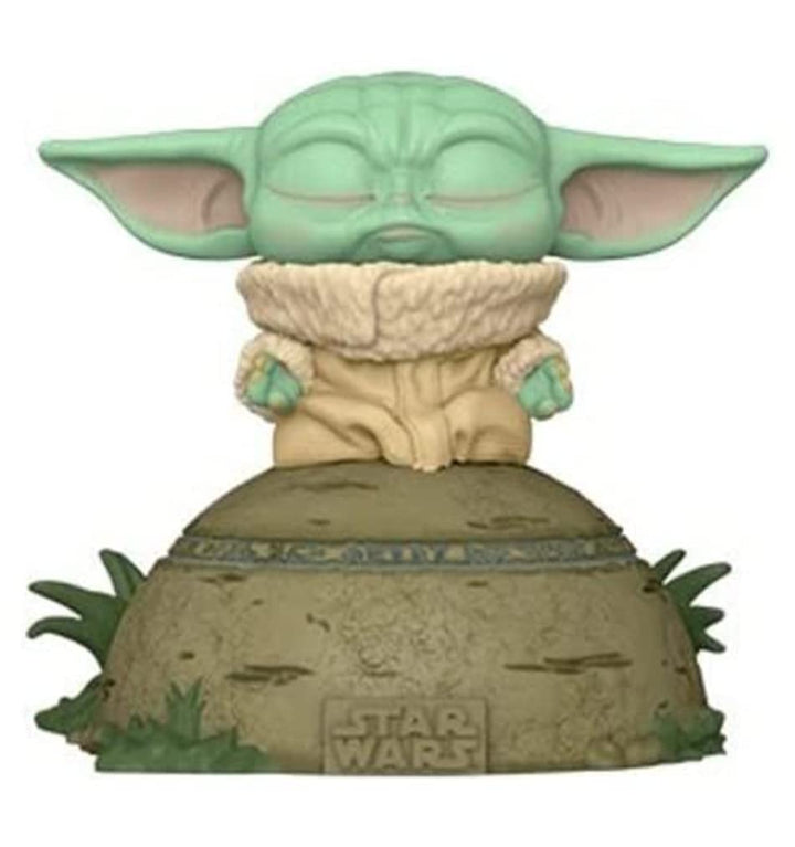 Funko Pop! Deluxe: Star Wars: The Mandalorian - Grogu Using Force (The Child, Baby Yoda) Using The F