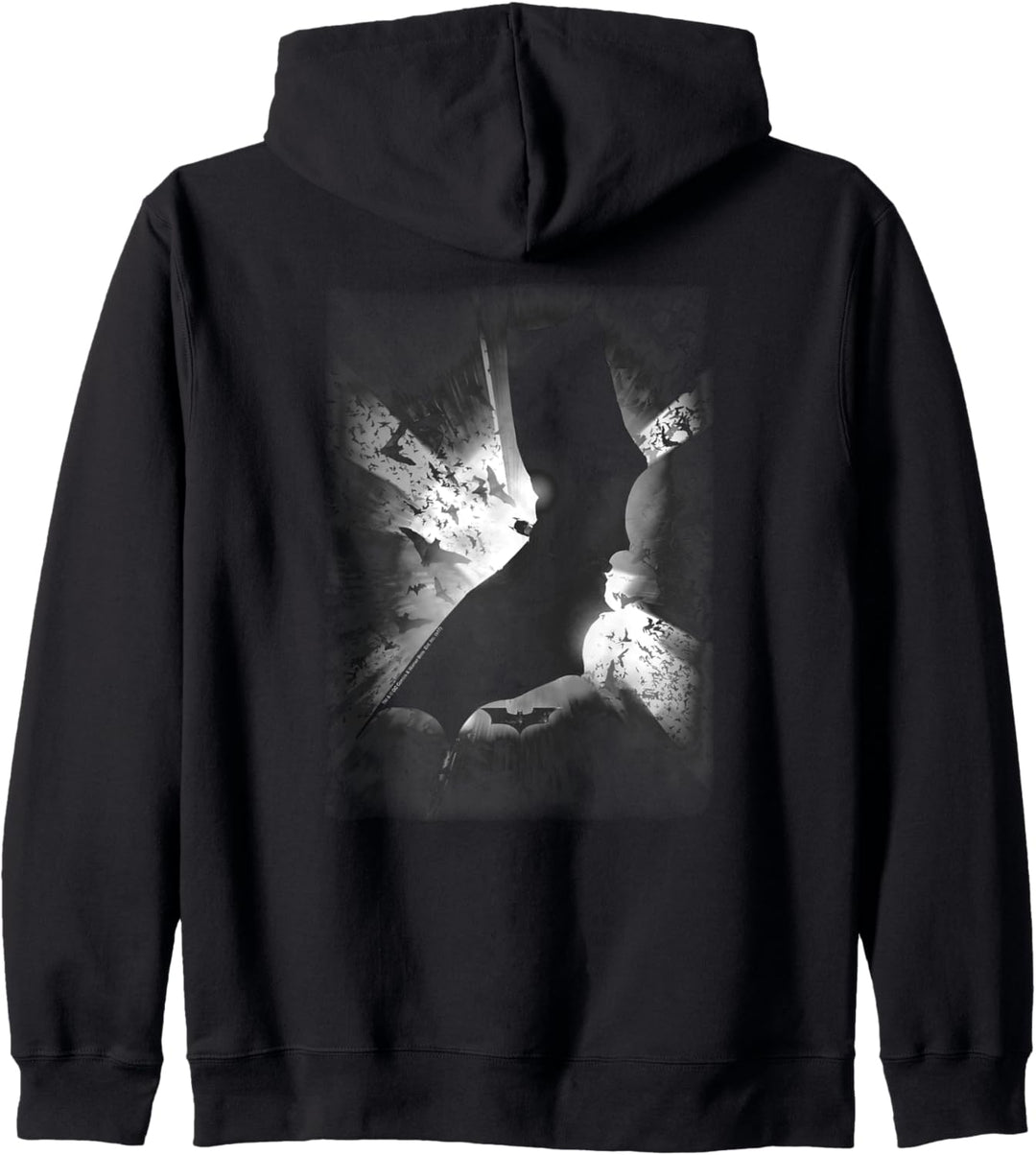 Batman Begins Black & White Poster Kapuzenjacke