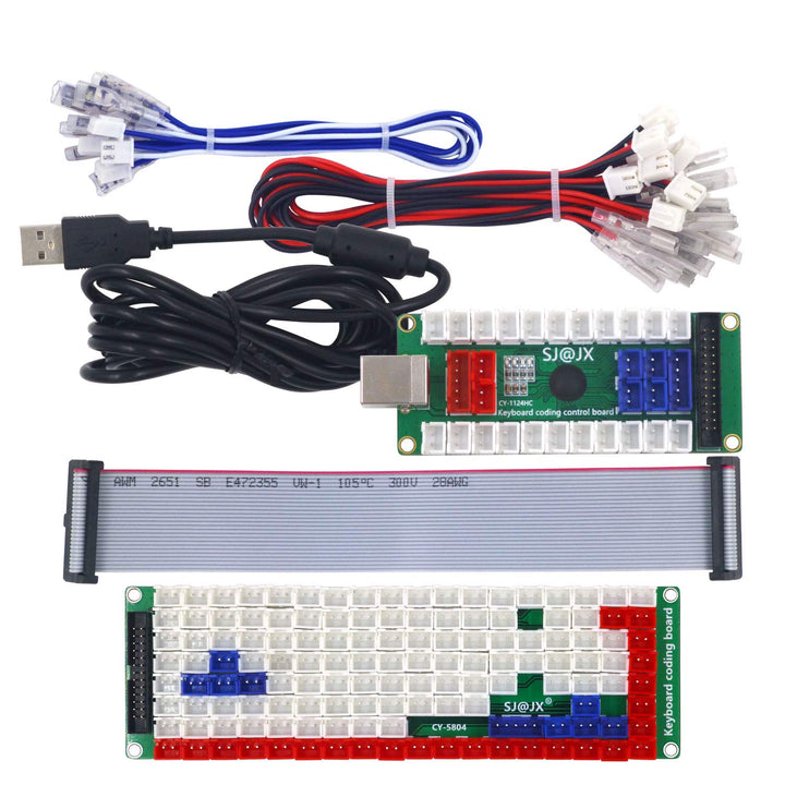 Development Keyboard Encoder Board Game Controller DIY LED Keyboard Development Board Media Music US