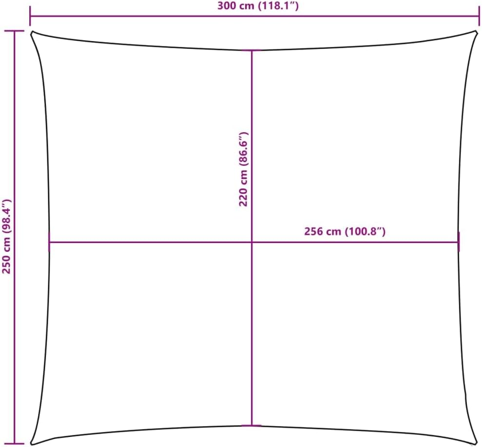 vidaXL Sonnensegel Wasserfest Sonnenschutz Windschutz Sonnendach UV Schutz Garten Terrasse Balkon Ox
