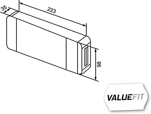 HELLA VALUEFIT Rückleuchte - LED - 12V / 24V - Anbau/geschraubt - ECE - Lichtscheibenfarbe: rot/gelb