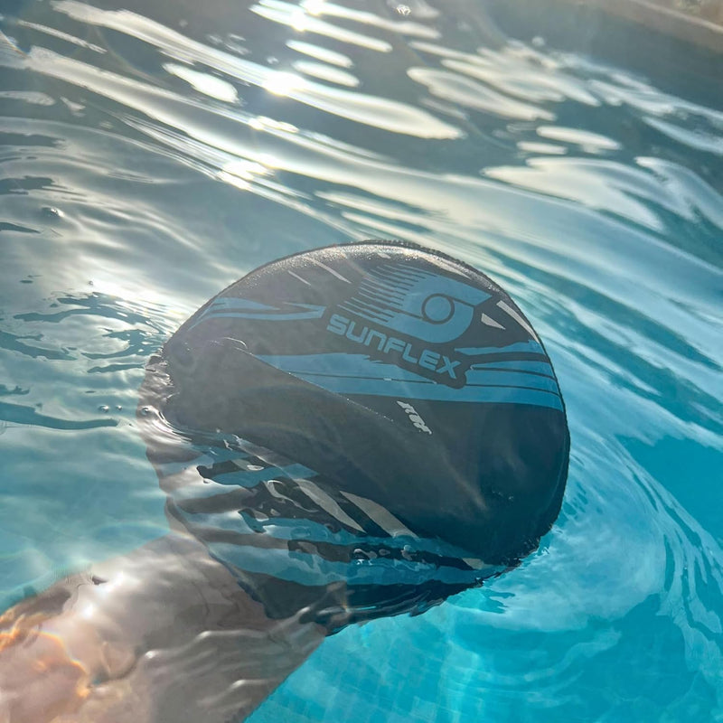 Sunflex Neopren Sure Catch Set Action Pro mit zwei Schlägern und einem Ball in schwarz | Klettballsp